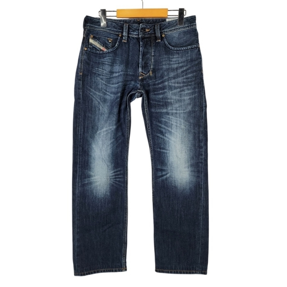 Diesel Industry Larkee Jeans Regular Straight Button Fly Dark Wash Size 29
